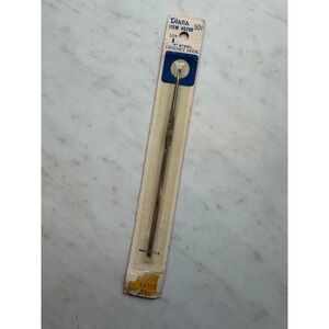 VTG Diana Crochet Hook Size 1 Silver Knitting Needle USA‎ Made 46208